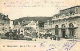 88 - Gérardmer - Place De La Gare - Animée - CPA - Voyagée En 1915 - Voir Scans Recto-Verso - Gerardmer