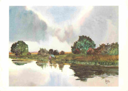 Art - Peinture - David Cuppleditch - Fishing On The Witham - CPM - Carte Neuve - Voir Scans Recto-Verso - Schilderijen