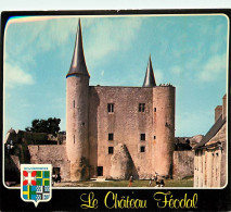 Chateaux - Château De Noirmoutiers - Vendée - Blasons - CPM - Carte Neuve - Voir Scans Recto-Verso - Castles