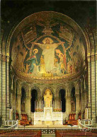 75 - Paris - Basilique Du Sacré-Coeur De Montmartre - Intérieur - Le Choeur  Au Dessus De L'autel  Mosaïque De Luc-Olivi - Sacré Coeur