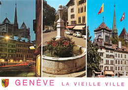 Suisse - GE Genève - Genève - La Vieille Ville - Multivues - Blasons - CPM - Carte Neuve - Voir Scans Recto-Verso - Autres & Non Classés