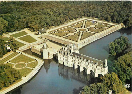 37 - Chenonceau - Le Château Et Ses Jardins - Vue Aérienne - Carte Neuve - CPM - Voir Scans Recto-Verso - Chenonceaux