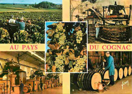16 - Cognac - Au Pays Du Cognac - Multivues - Vignes - Vendange - Flamme Postale De Cognac - CPM - Voir Scans Recto-Vers - Cognac