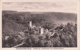 MANDERSCHEID -  Niederburg U Kaisertempel Vom Kirchof Gesehen - Manderscheid