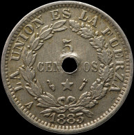 LaZooRo: Bolivia 5 Centavos 1883 UNC - Bolivia