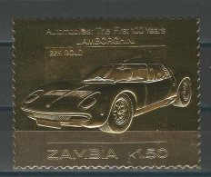 Zambia 1987 Lamborghini Miura 1966 - Voitures