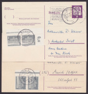 P59, 66, Je Bedarf Mit Zusatzfr. Bl. 140 In Waager. Bzw. Senkr. Randpaar - Postcards - Used