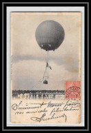 41955 Camp De Chalons 1905 Ascension Tardive Ballon France Aviation Carte Postale (postcard) - 1960-.... Covers & Documents