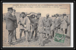 41954 Grande Semaine D'aviation De La Champagne 1909 Superbe Airmail Carte Postale (postcard) - 1960-.... Lettres & Documents