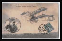 41873 France Aviation Militaire 1911 Picardie Capitaine Hugoni Farman PA Poste Aérienne Airmail Carte Postale (postcard) - 1927-1959 Covers & Documents
