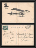 41878 Biplan Sommer Pilote Rigal Semeuse 137 De Carnet France Aviation Poste Aérienne Airmail Carte Postale (postcard) - 1927-1959 Briefe & Dokumente