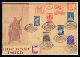 41738 Propaganda Budapest 8/5/1939 Hongrie (Hungary) Aviation PA Poste Aérienne Airmail DEVANT De Lettre Cover - Briefe U. Dokumente