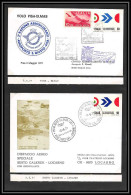 41689 Volo Pisa Elmas Calende Locarno Italie (italy) Aviation PA Poste Aérienne Airmail Lot De 2 Lettres Cover - Poste Aérienne