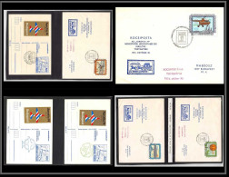 41677 Hongrie (Hungary) Collection Aerophila 74 Aviation PA Poste Aérienne Airmail Lot 7 Lettres Cover - Covers & Documents