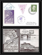 41649 Allemagne Germany Rfa Vignette 5 JAHRE EAPC Club Europeen 1958 Aviation Poste Aérienne Airmail Lettre Cover - Covers & Documents