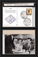 41637 Allemagne (germany BERLIN) Bephila 1957 Aviation PA Poste Aérienne Airmail Lettre Cover - Lettres & Documents