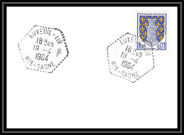 41566 Base Aerienne 116 Luxeuil N°1351A Niort CAD Type F7 1964 France Aviation PA Poste Aérienne Airmail Lettre Cover - 1960-.... Lettres & Documents