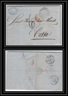 41246 Lettre LAC Allemagne Deutschland Hamburg Tour-T VALENCIENNES 1856 Cette France Marque D'entree Vorlaufer - Hamburg