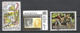 Ile Maurice - Lot 3 Timbres Obltérés - Mauritius (1968-...)