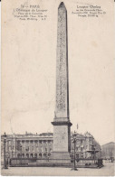 75 PARIS 08 - L'Obélisque De Louqsor, Place De La Concorde - Circulée 1919 - Places, Squares
