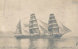 ITALIE - Nave - R.N. Flavio GIOIA - Voilier - Bâteau - (1908) - Sailing Vessels