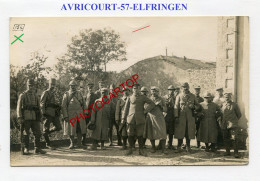 AVRICOURT-57-ELFRINGEN-PRISONNIERS-Octobre 1915-CARTE PHOTO Allemande-GUERRE 14-18-1 WK-Militaria-CP No 154- - Autres & Non Classés