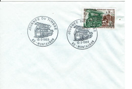 82 MONTAUBAN Cachet Commémoratif Journée Du Timbre 15/03/1969  (362) - Commemorative Postmarks