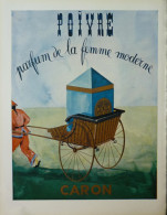 PUBLICITE Papier - PUB - Parfum De La Femme Moderne - Poivre - Caron - Coffret Bleu - Advertising