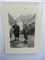 PHOTO  CHAMONIX  REFUGE DU COUVERCLE MONT-BLANC ALPINISME 1954 - Plaatsen