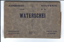 WATERSCHEI  AANDENKEN  SOUVENIR  9 ONTVOUWBARE ZICHTKAARTEN Reeks Série 1 - Genk