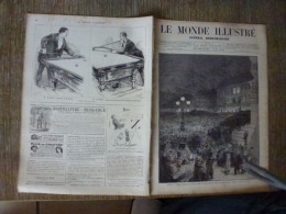Le Monde Illustré Fevrier 1882 Paris Place De L'Opéra Yahoutes Nogent Saint Laurens Ile Sainte Marguerite Billard - Zeitschriften - Vor 1900