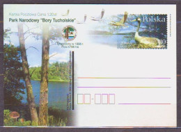 POLAND. 2001/Bory Tucholskie Park Narodowy - Common Crane_.. PostCard/unused. - Unused Stamps