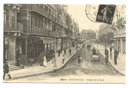 CPA  62  BERCK PLAGE  Avenue De La Gare En 1900  Repro !!! Circulée     ( 2050) - Berck