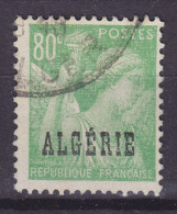 Algeria 1945 Mi. 228, 80c. Iris Overprinted Afdruck Surchargé 'ALGÉRIE' - Oblitérés