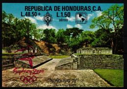 Honduras Block 67 Postfrisch Olympia #JA556 - Honduras