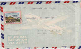 Portugal -4 Envelopes  Circulados De Macau  Para Portugal        Santarém - FDC