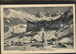 71541155 Mittelberg Vorarlberg Ortsansicht Mit Kirche Kleinwalsertal Schafalpenk - Other & Unclassified
