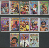 Samoa 2002 SG1089-1103 Faces (13) MNH - Samoa