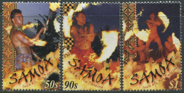 Samoa 2001 SG1071-1073 Dancers (3) FU - Samoa