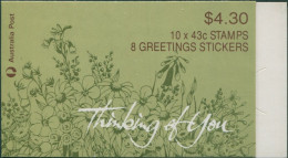 Australia Booklet 1990 SG1231 43c Thinking Of You MNH - Other & Unclassified