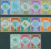 New Hebrides 1977 SG242-254 Island Maps Set MNH - Other & Unclassified