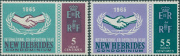 New Hebrides 1965 SG112-113 ICY Set MNH - Other & Unclassified