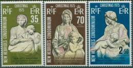 New Hebrides 1975 SG204-206 Christmas Set MNH - Other & Unclassified