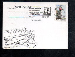 LYCEE ENSEIGNEMENT PROFESSIONNEL DE WASSY HAUTE MARNE 1989 - Commemorative Postmarks