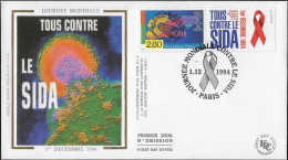 France 1994 Y&T 2916 Sur FDC. Europa, Journée Mondiale Contre Le Sida - Ziekte