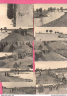 34 Foto Alluvione Polesine Po Di Goro 1957 Squadre Opere Bonifiche - Plaatsen