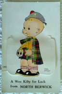 CPA A SYSTEME ECOSSE A Wee Kilty For Luck From NORTH BERWICK Dépliant Vues Photos Sous Le Kilt - Berwickshire