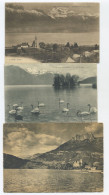 LOT 2 CPA + 4 CPSM + 1 CPM Lac D'Annecy - Other & Unclassified