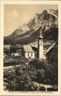 71541022 Biberwier Tirol Motiv Mit Wetterstein Kirche Biberwier Tirol - Autres & Non Classés