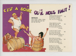 "C'est à Boire Qu'il Nous Faut" G. Jullin Illustrateur Vins Et Gastronomie "les Gaulois à Table" Nu Femme - Humour